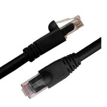 CAT6A Snagless Unshielded Cable de conexión de red UTP 10 Gigabit Negro